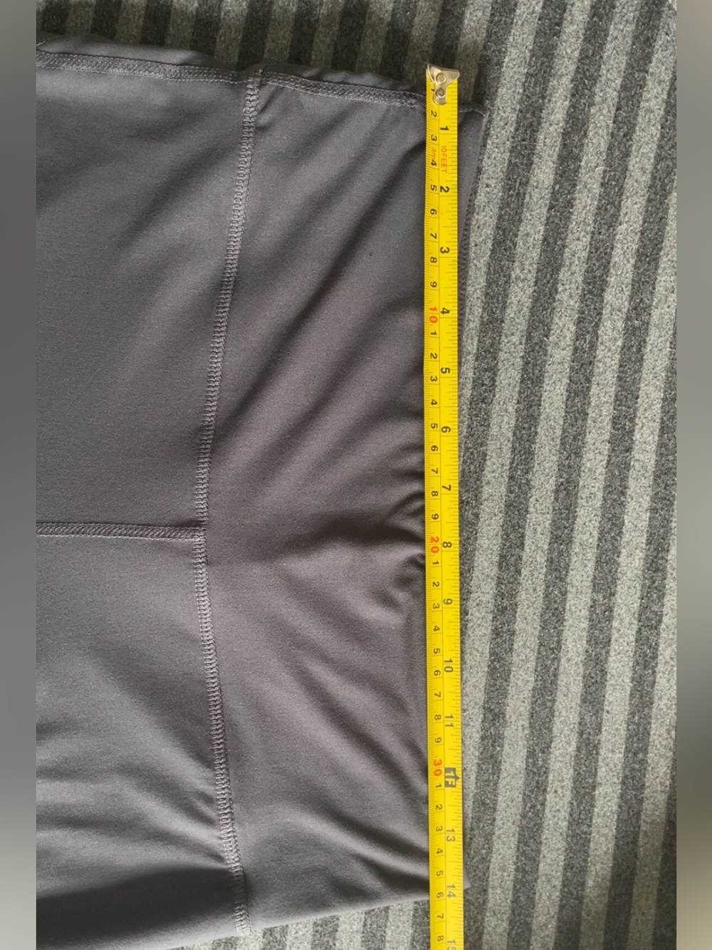 Women's Flared Yoga Pants in Charcoal Gray - Picture 5 of 5